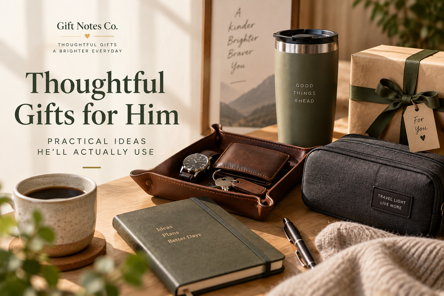 5 Thoughtful Gifts for Him That He’ll Actually Use
